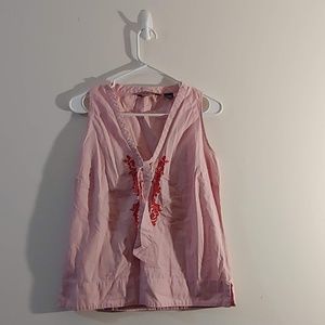 Eddie Bauer Sleeveless button up top